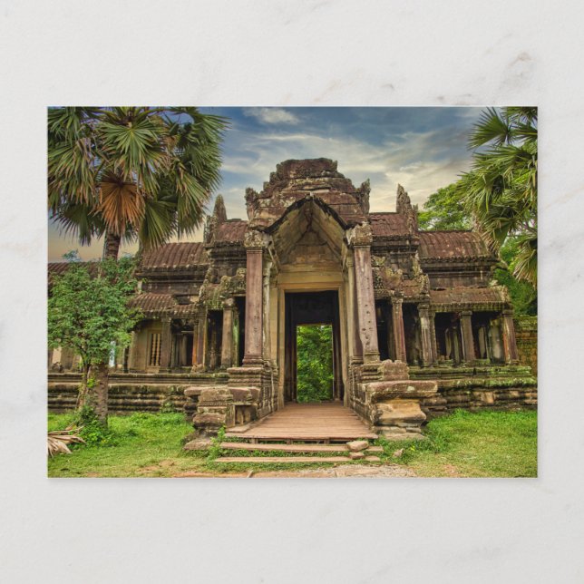 Cartão Postal Angkor Wat Camboja Siem Reap (Frente)