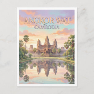 Cartão Postal Angkor Wat Siem Reap Camboja