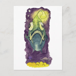 Cartão Postal Angler Fish