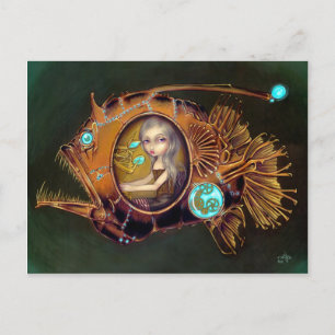 Cartão postal "Anglerfish Subsea"