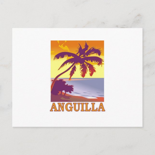 Cartão Postal Anguila (Frente)