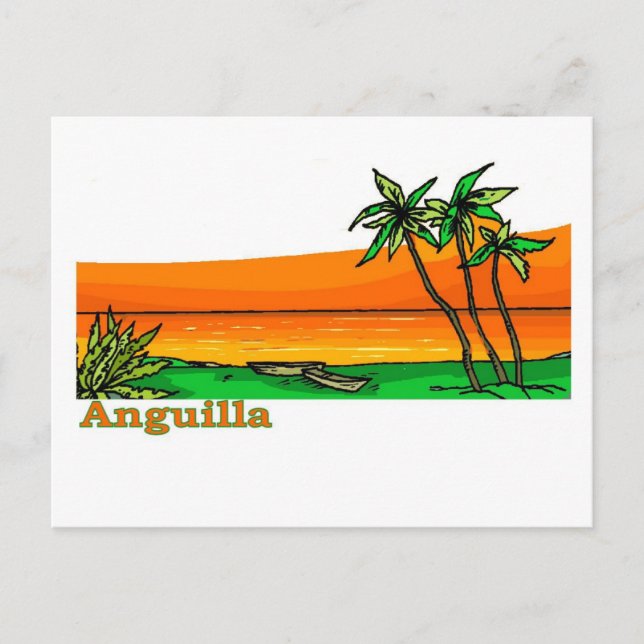 Cartão Postal Anguila (Frente)