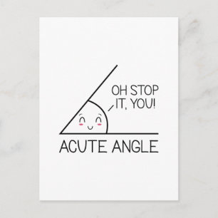Cartão Postal Ângulo agudo