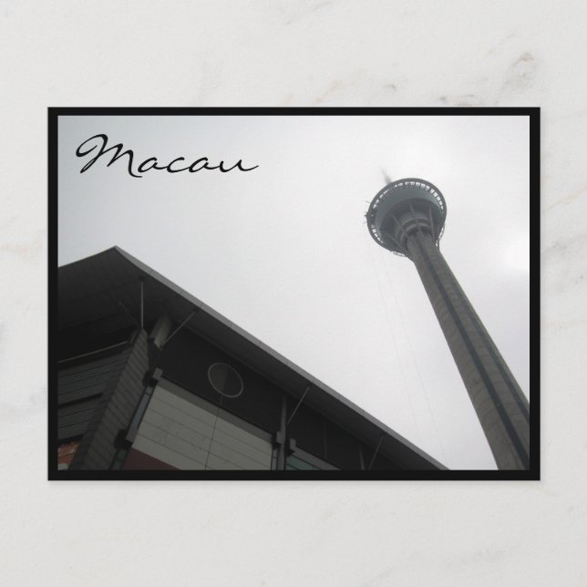Cartão Postal ângulos de macau torre (Frente)