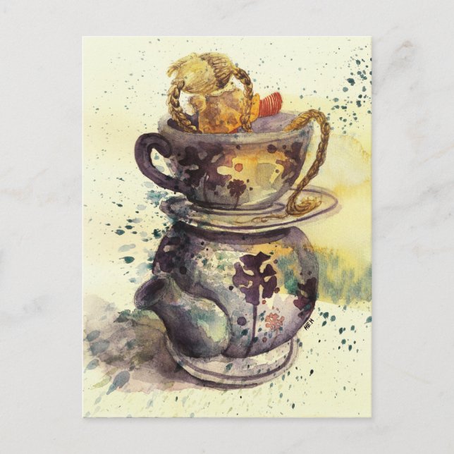 Cartão Postal ani chá (Frente)