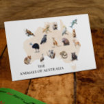 Cartão Postal Animais da Austrália<br><div class="desc">Este design pode ser personalizado escolhendo a opção Editar Design. Você também pode transferir para outros itens. Entre em contato comigo em colorflowcreations@gmail.com ou use a opção de bate-papo no topo da página se você quiser ter este design em outro produto ou precisar de assistência. Veja mais designs ou siga-me...</div>