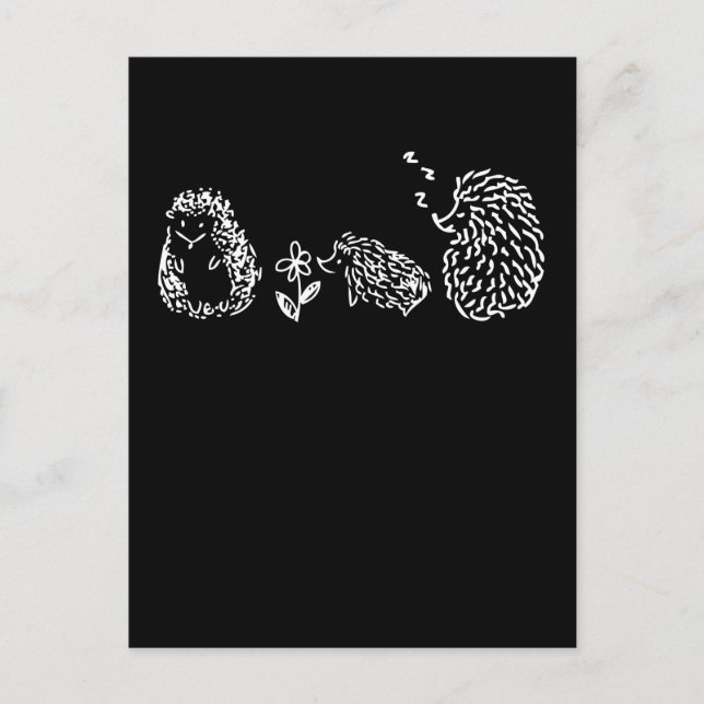 Cartão Postal Animais de estimação da família dos cães-da-índia (Frente)