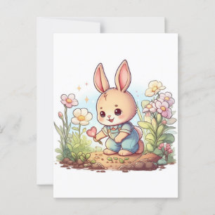 Cartão Postal Animal chibi