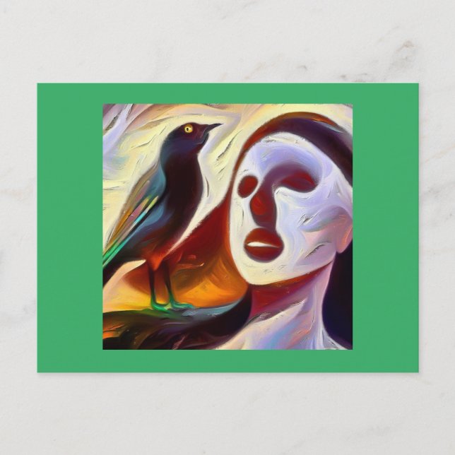 Cartão Postal Animal Espírito: Sabiá 3 (Frente)