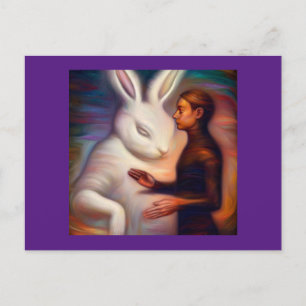 Cartão Postal Animal Espiritual Coelho 1