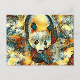 Cartão Postal AnimalArt_Panda_006