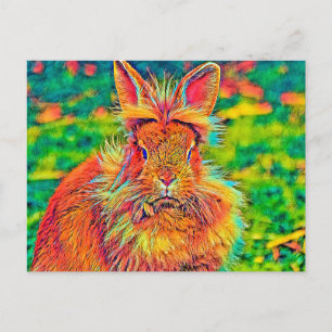 Cartão Postal AnimalColor_Rabbit_004