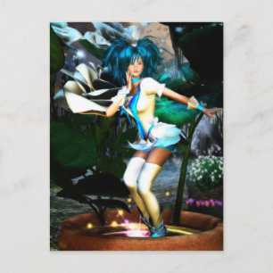 Cartão Postal Anime Fantasia Rosie Elvin