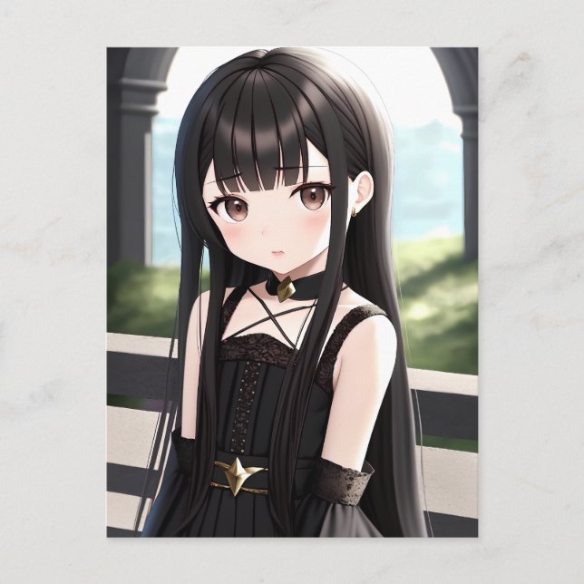 Cartão Postal Anime Girl 008 (Frente)