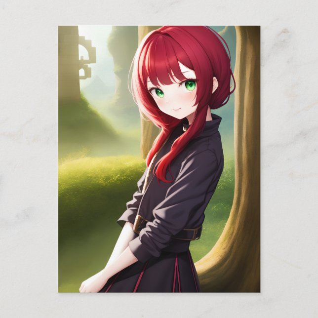 Cartão Postal Anime Girl 011 (Frente)