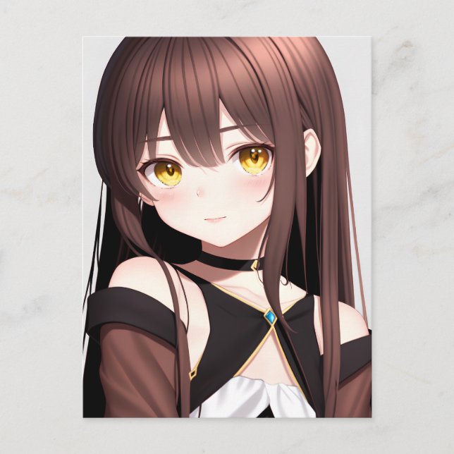 Cartão Postal Anime Girl 015 (Frente)
