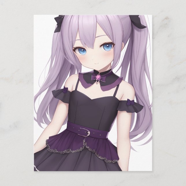 Cartão Postal Anime Girl 016 (Frente)