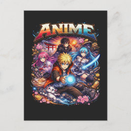 Cartão Postal Anime Legends