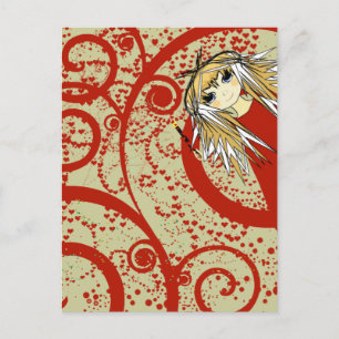 Cartão Postal Anime Love - Personalize