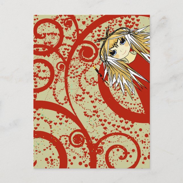 Cartão Postal Anime Love - Personalize (Frente)