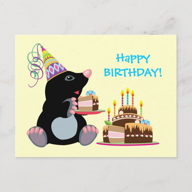Cartão Postal aniversário (Frente)
