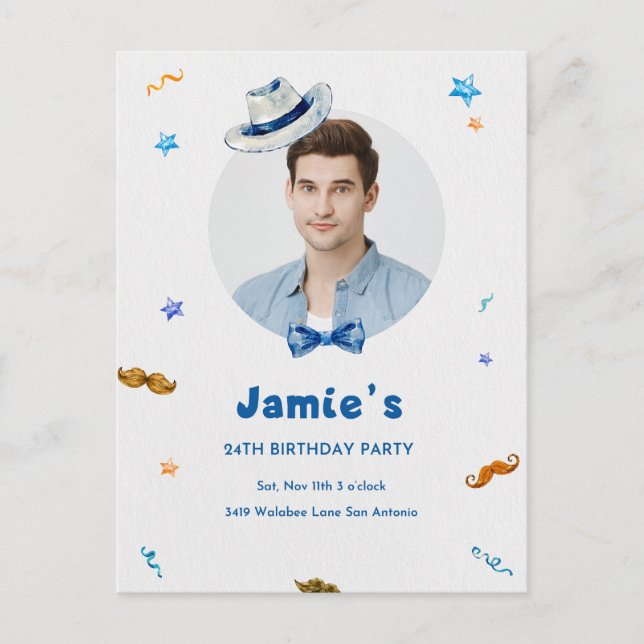 Cartão Postal Aniversário (Frente)