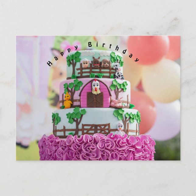 Cartão Postal Aniversário (Frente)