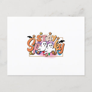 Cartão Postal Aniversário Assustador Incrível de Halloween