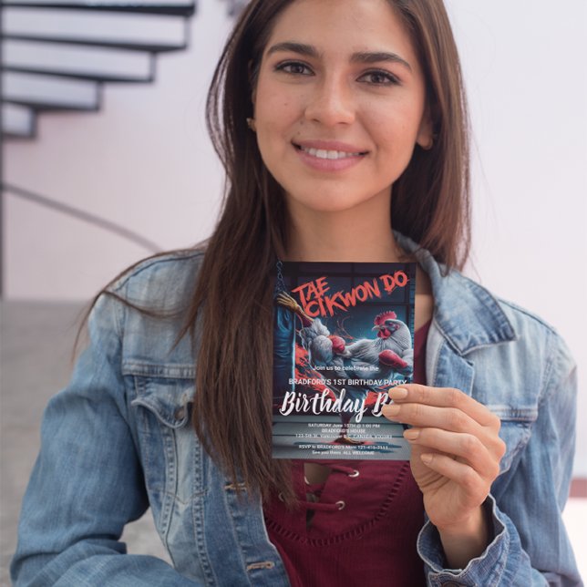 Cartão Postal Aniversário Convidam Chute Dinâmica: O Artista Mar (Criador carregado)