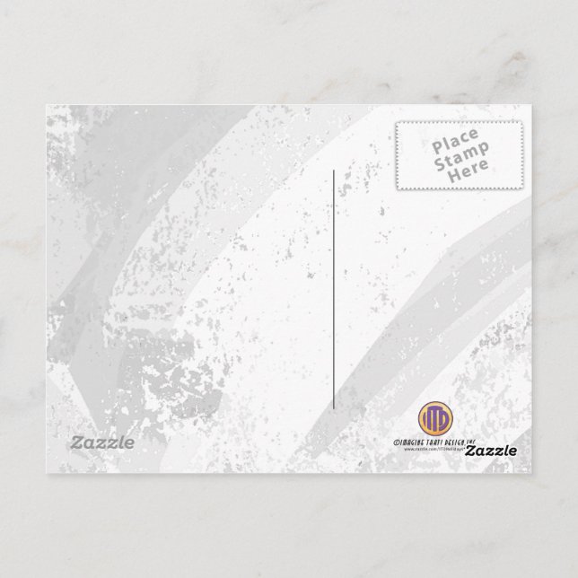 Cartão Postal Aniversário da Década de Laranja (Verso)