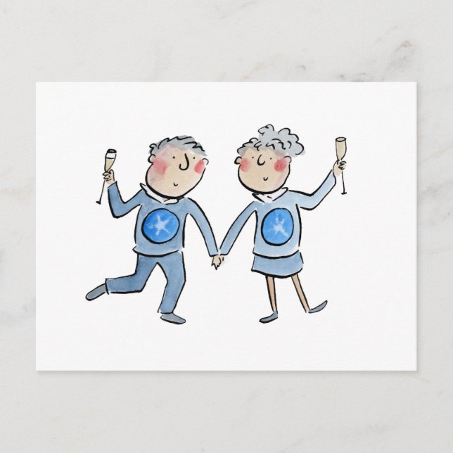 Cartão Postal Aniversário da Star Safira (Frente)