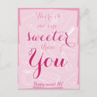 Cartão Postal Aniversário de 16 anos