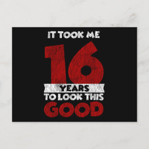 Cartão Postal Aniversário de 16 Anos Me Deixou Bem 16º Aniversár