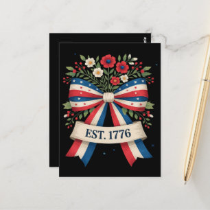 Cartão Postal Aniversário de 250 anos da América