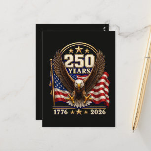 Cartão Postal Aniversário de 250 Anos da América 250º