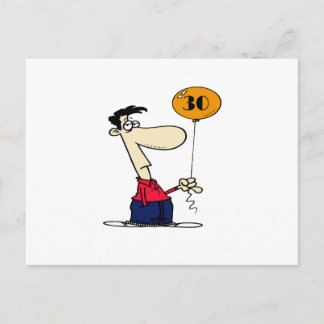 Cartão Postal Aniversário de 30 anos