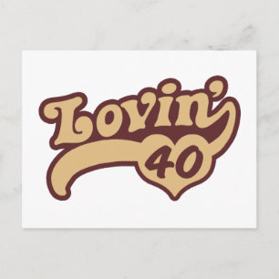 Cartão Postal aniversário de 40 anos