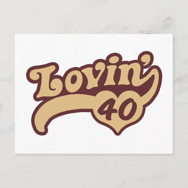 Cartão Postal aniversário de 40 anos (Frente)