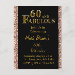 Cartão Postal Aniversário de 60 anos