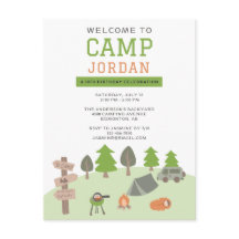 Aniversário de Acampamento no Quintal Sob as Estre