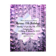 Aniversário de Boca-rosa e roxa