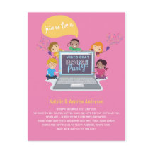 Aniversário de criança Online Video Chat Virtual L