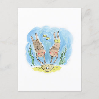 Cartão Postal Aniversário de Pérolas