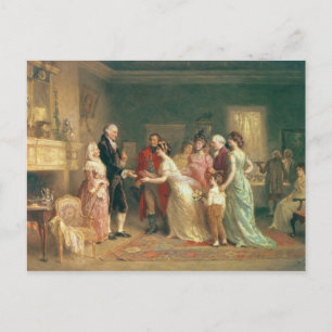 Cartão Postal Aniversário de Washington, 1798