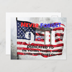 Cartão Postal Aniversário do 11 de setembro