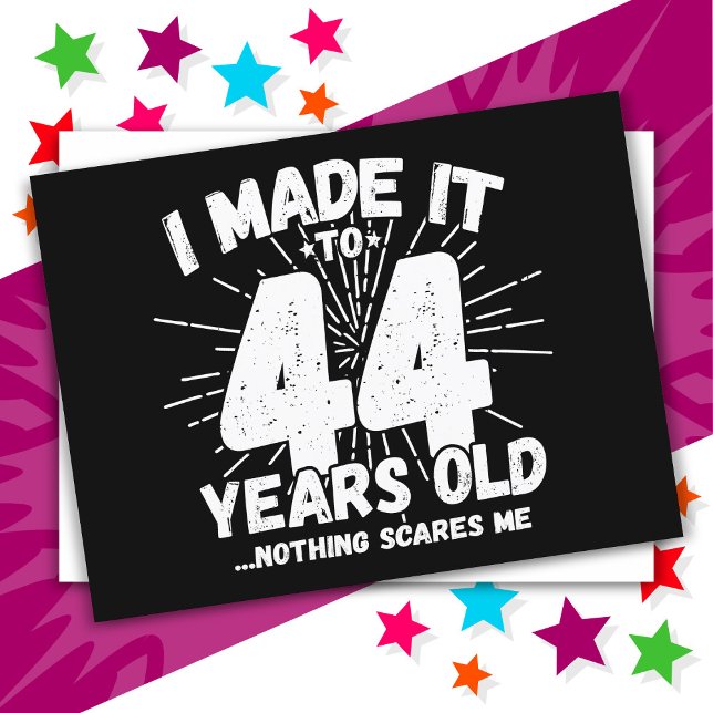 Cartão Postal Aniversário do 44 Sarcastic Meme, 44 anos (Criador carregado)