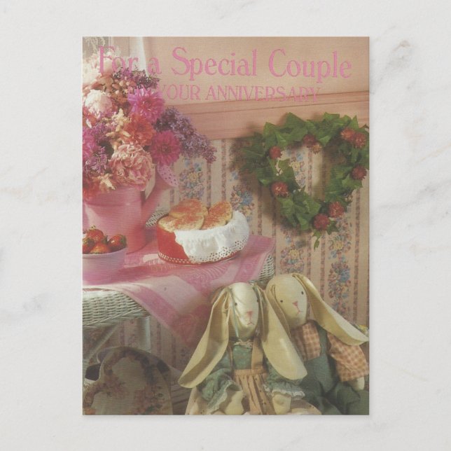 Cartão Postal Aniversário do "Casal Especial" (Frente)