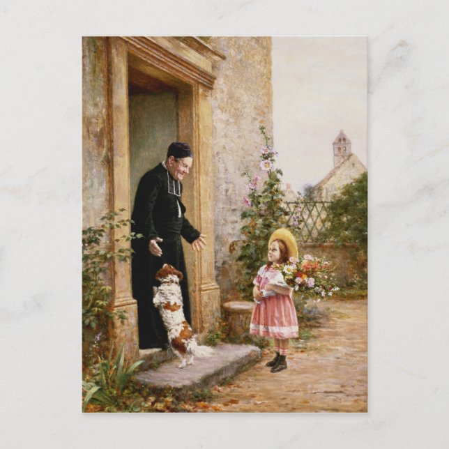 Cartão Postal Aniversário do Padre (Frente)