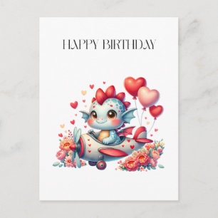 Cartão Postal Aniversário do Piloto de Dragão