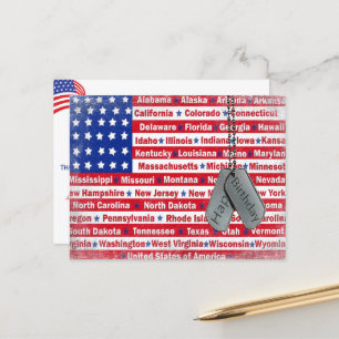 Cartão Postal Aniversário para um Soldado Militar